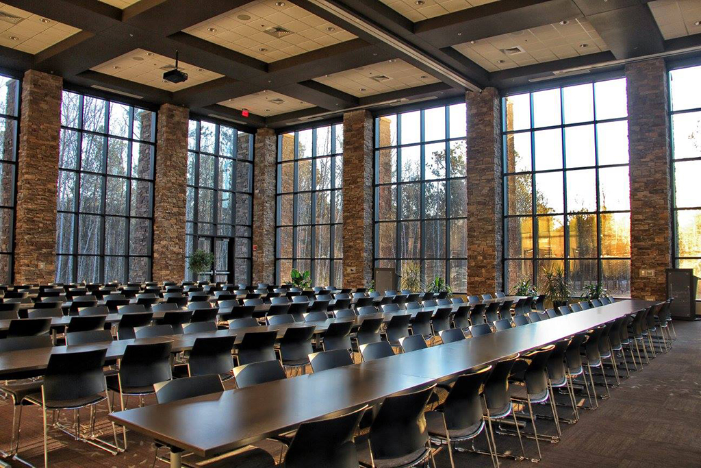 A mass lecture all in the Venue at Ogeechee Technical college